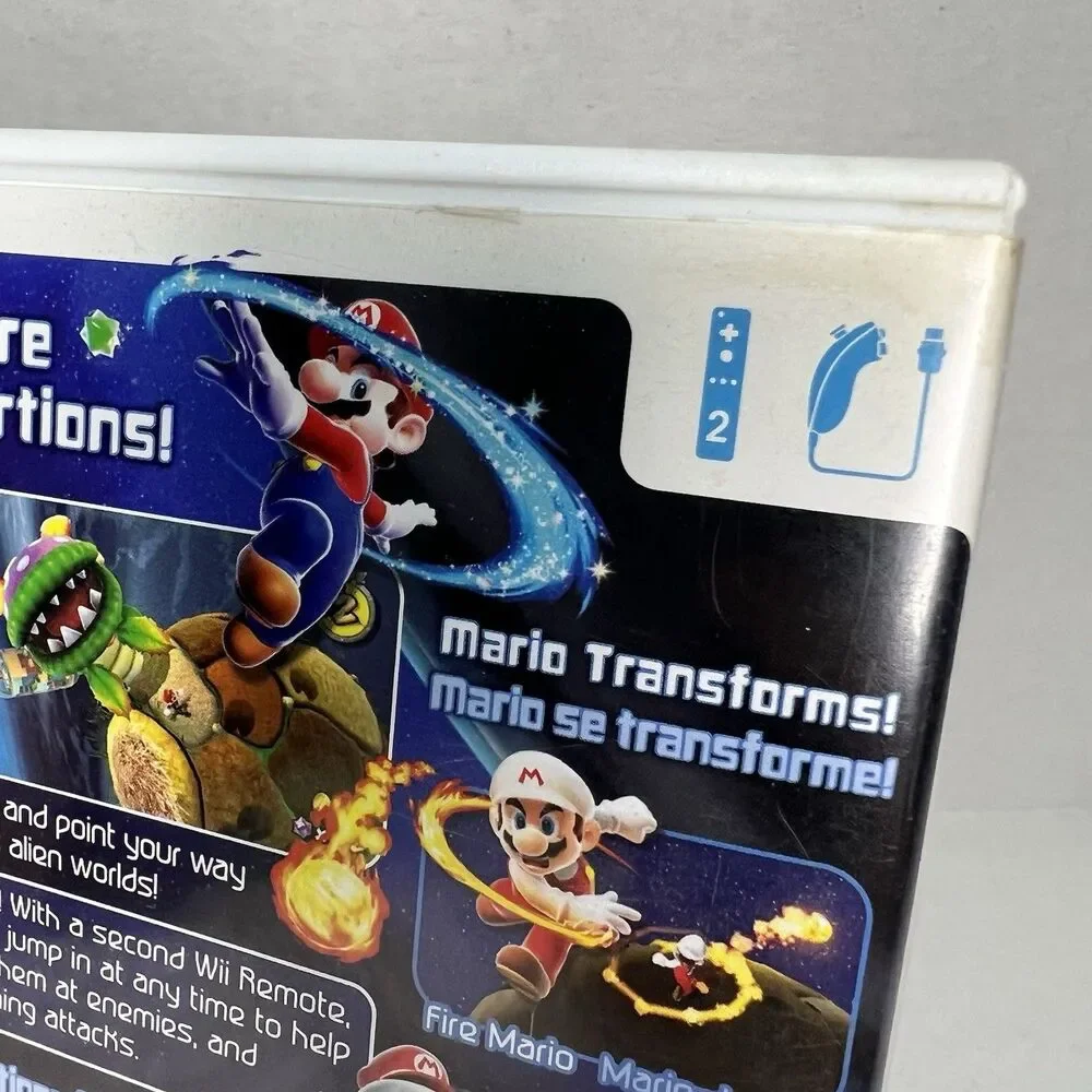 Super Mario Galaxy - Nintendo Wii Includes Case Manual